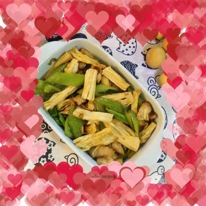 Stir-fried Pork Belly and Bean Curd with Pepper