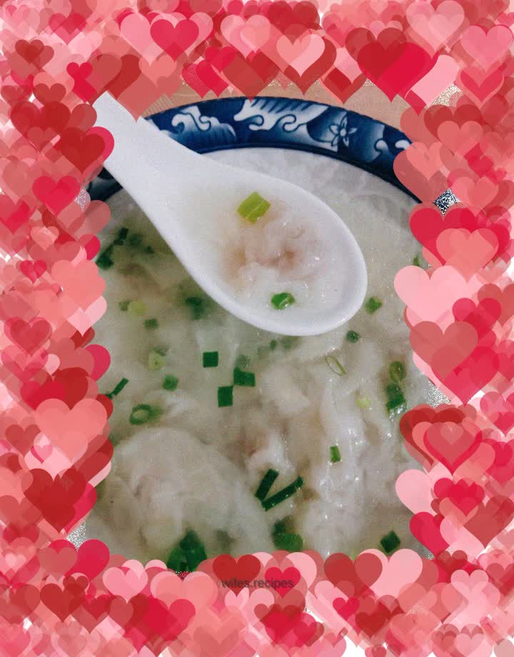 Clear soup (you can see the bottom at a glance, so the name is clear soup)