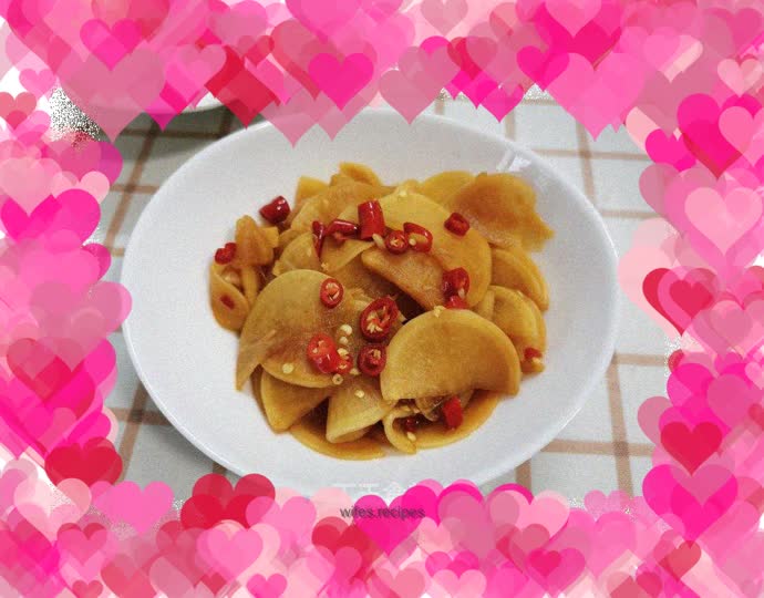 Pickled crispy radish