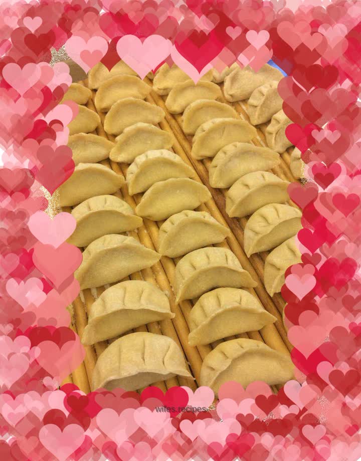 New Year’s Eve dumplings with radish and pork filling