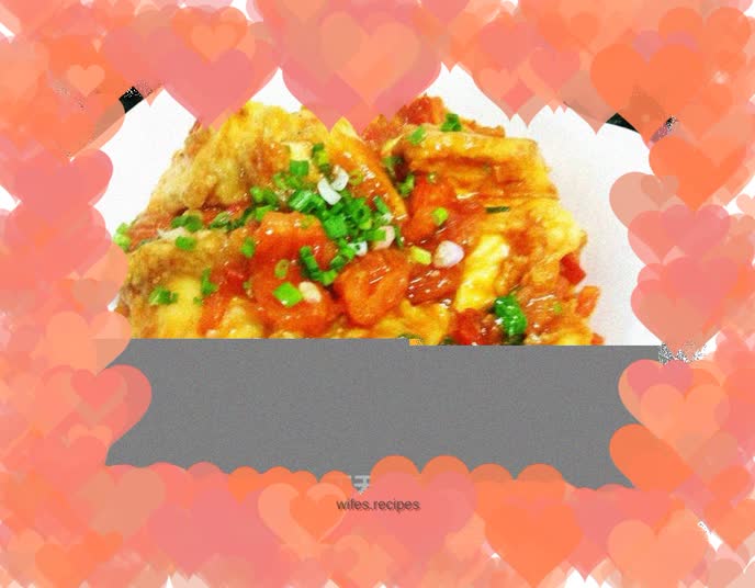 Fried tofu braised in tomato sauce