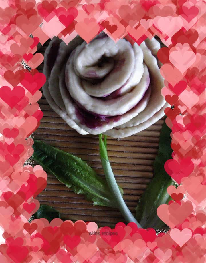 【Kaifeng】Rose flower steamed buns