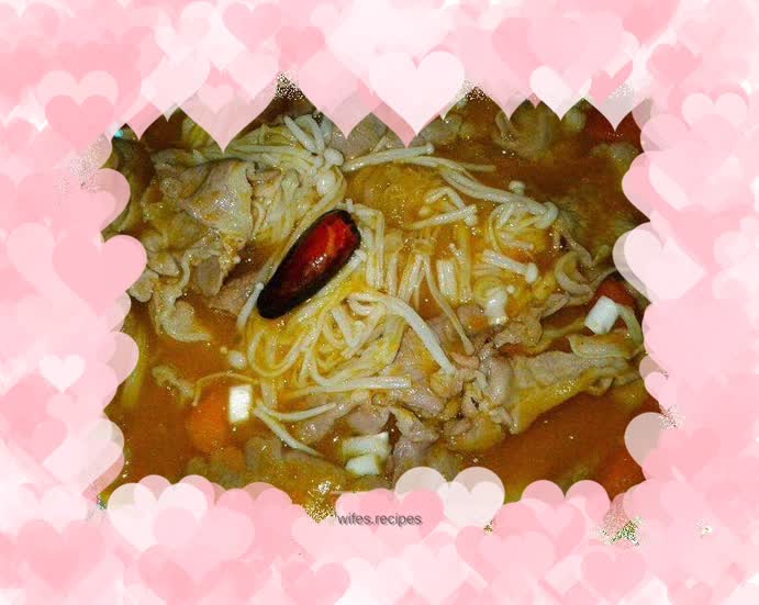 Golden Soup and Fat Beef