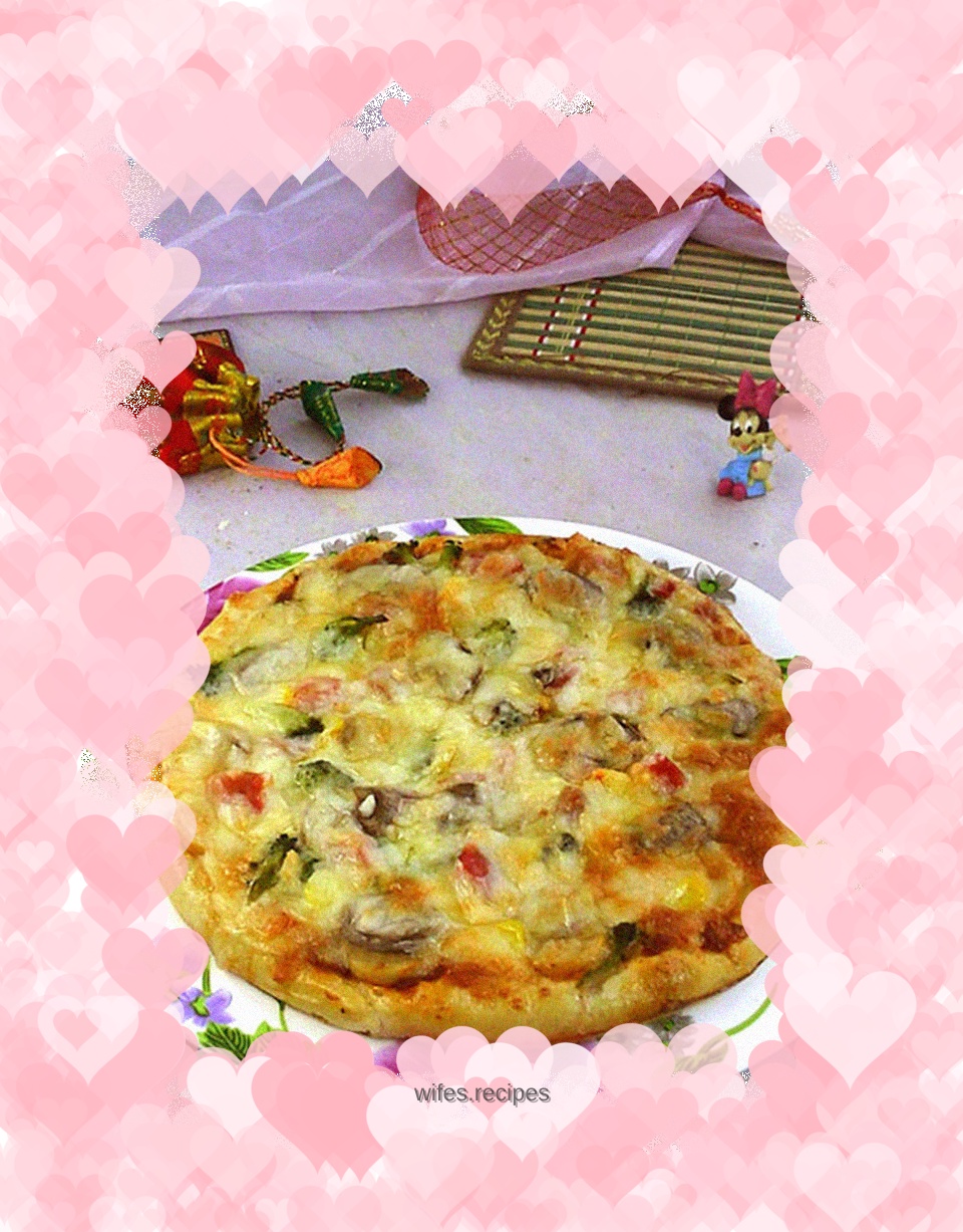 Mushroom Chicken Sausage Pizza