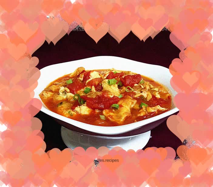 Scrambled eggs with tomatoes