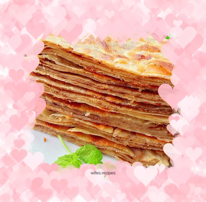 Hot Noodles and Minced Pork Thousand Layer Pancakes