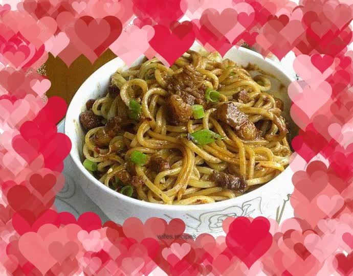 Hot dry noodles for summer