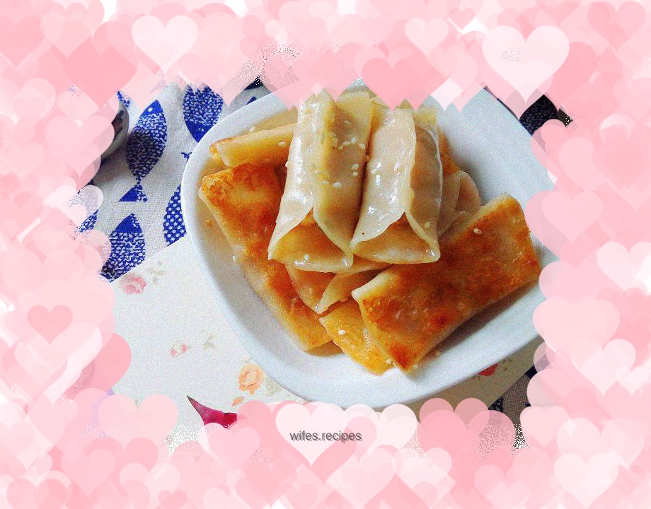 Water chestnut meat pot stickers
