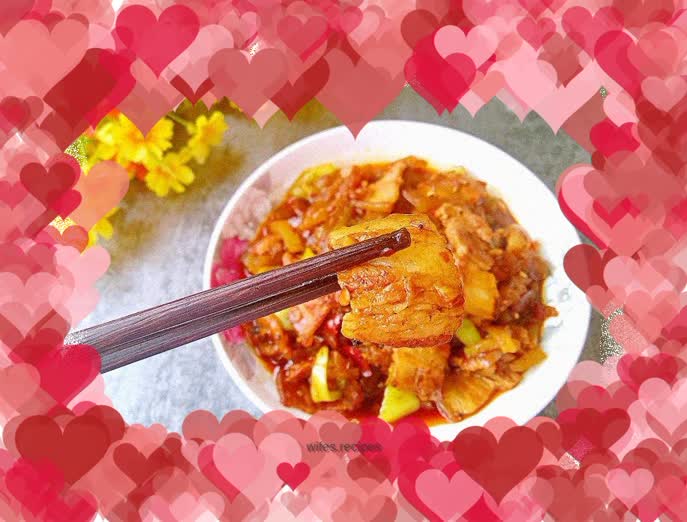 Fish flavored pork belly