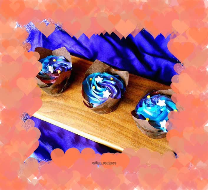 Starry Sky Blueberry Muffins