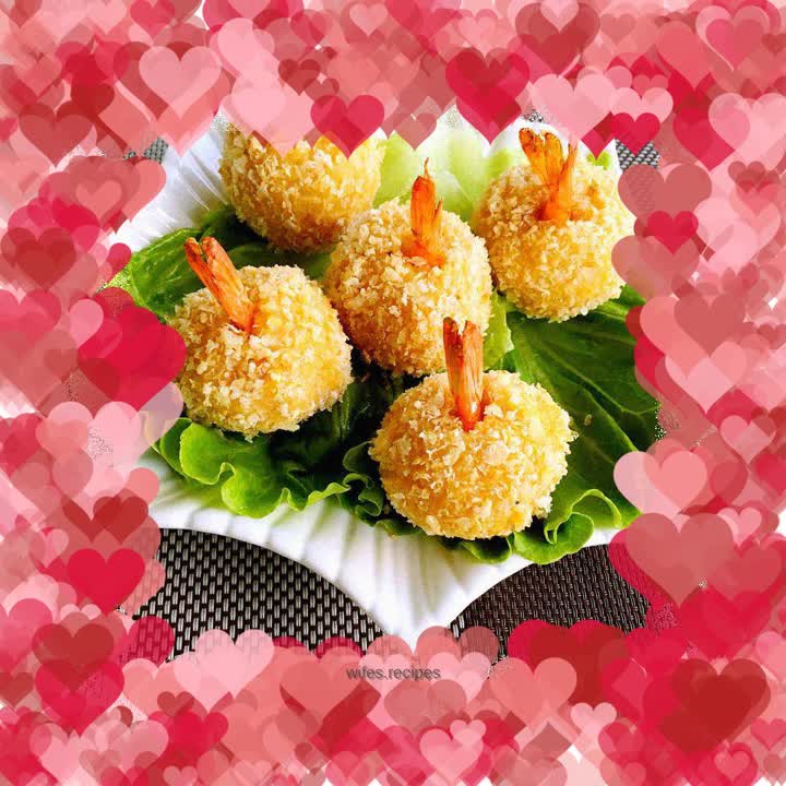 Baked Potato and Shrimp Balls
