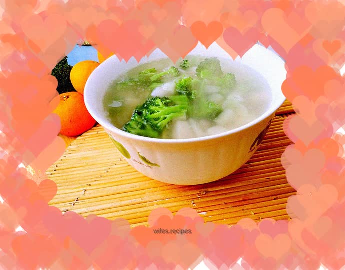 Yam and taro health soup (elegant health care in winter)