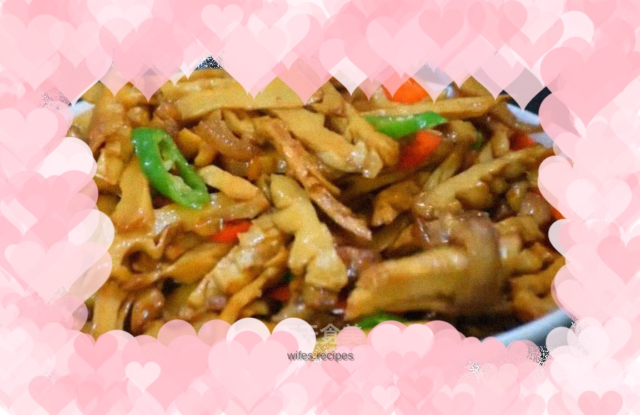 Pork belly with dried bamboo shoots