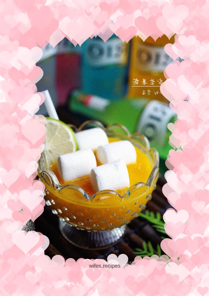 Wine-flavored Mango Juice