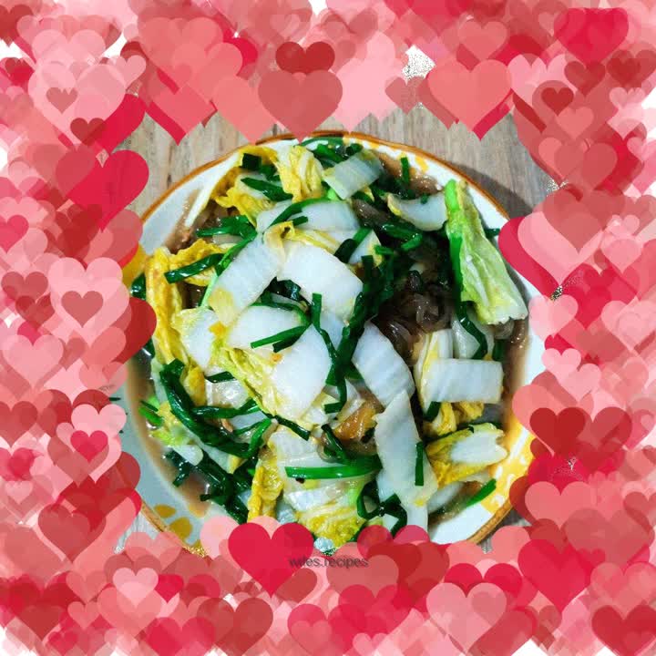Fried Vermicelli with Chinese Cabbage