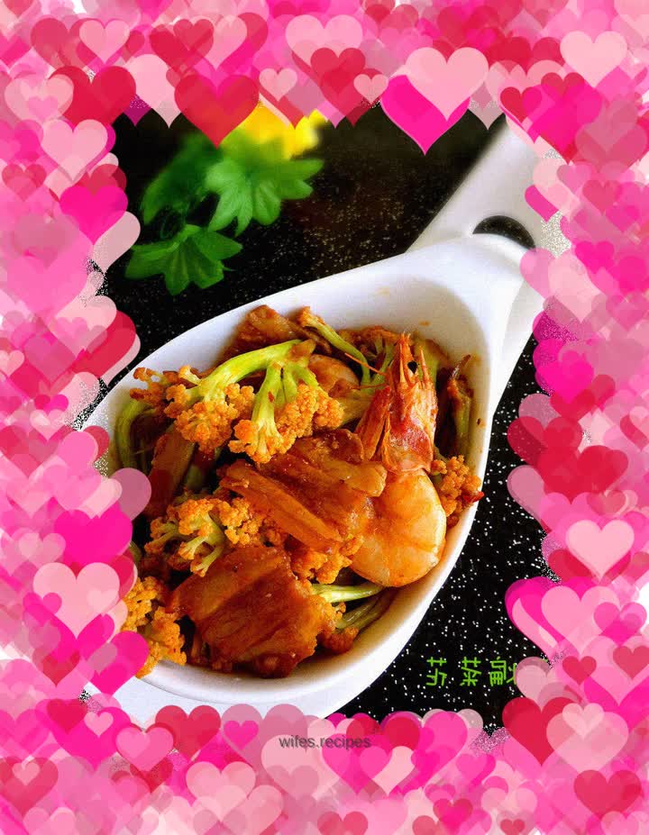 Stir-fried cauliflower