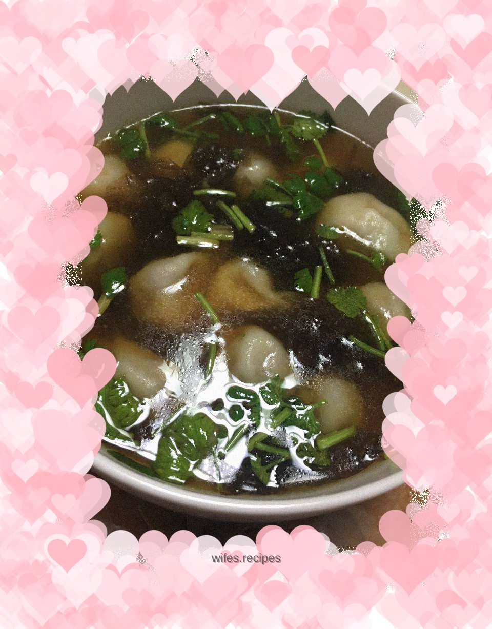 Nutritious little wontons