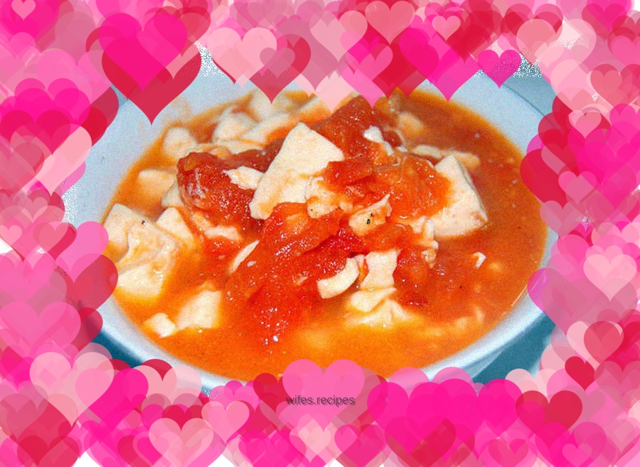 Tomato stewed tofu