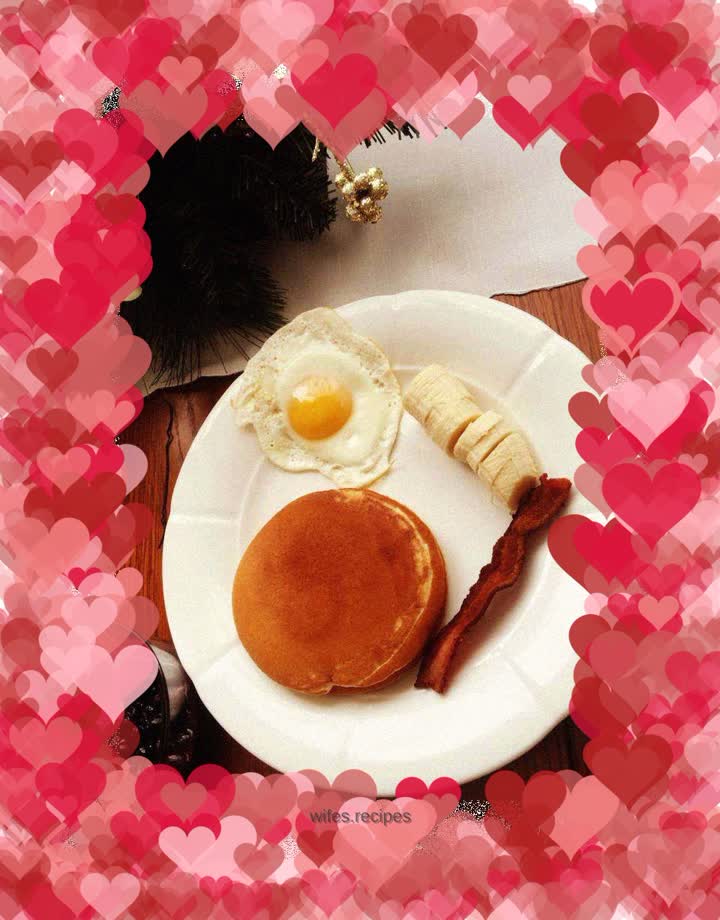 Simple American breakfast