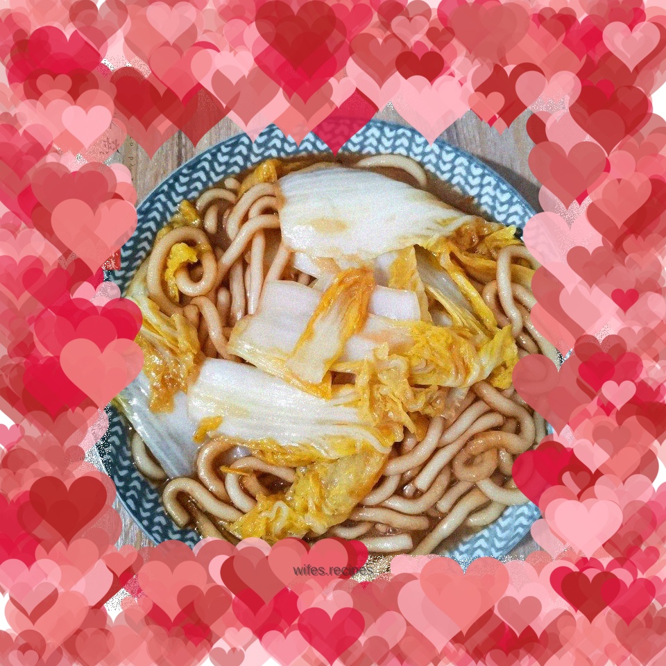 Cabbage stewed with potato flour