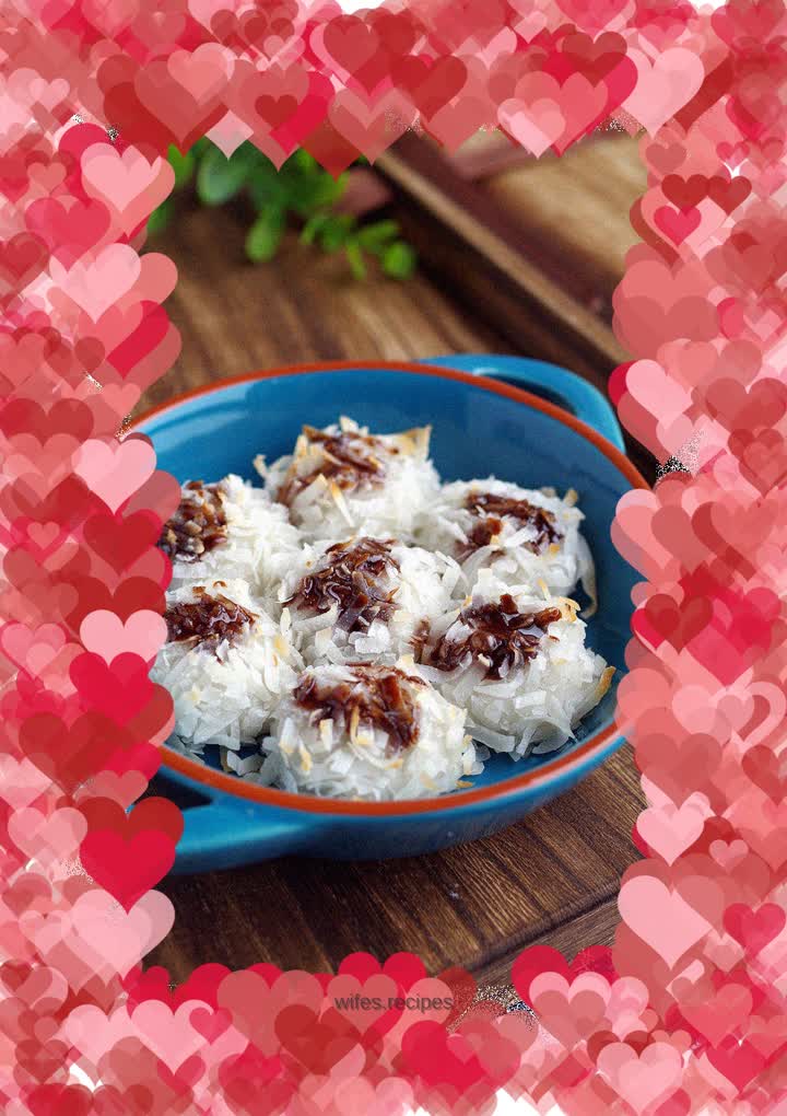 Shredded Coconut Rice Balls