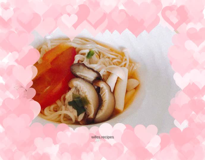 Clear soup with little water content