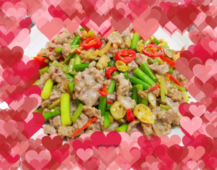 Hot and sour yellow beef