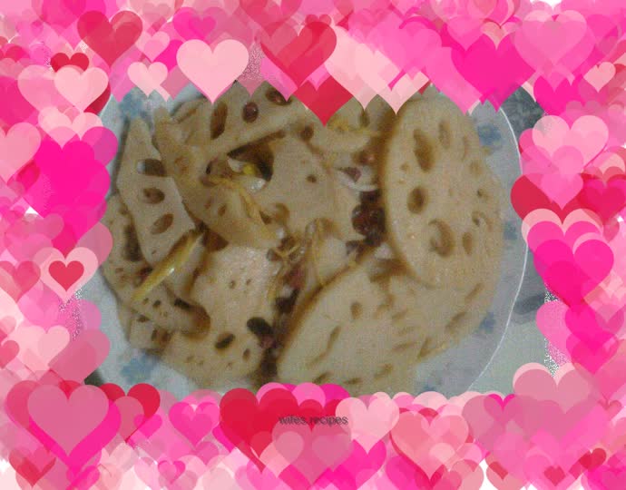 Crispy lotus root slices