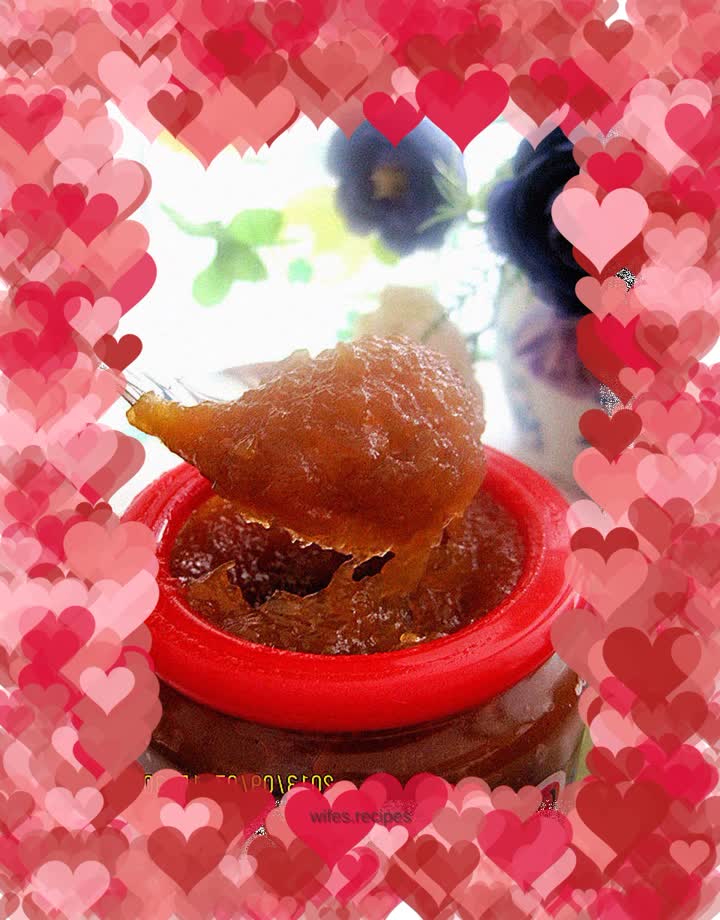 Very delicious cantaloupe jam