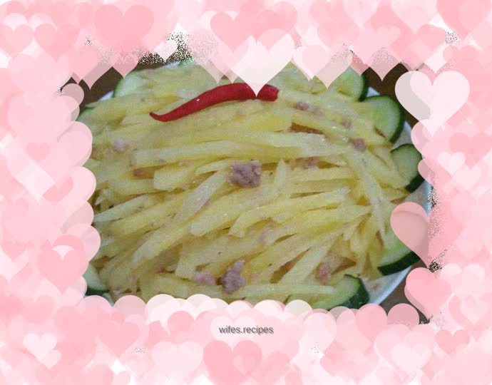 Fried minced pork fries