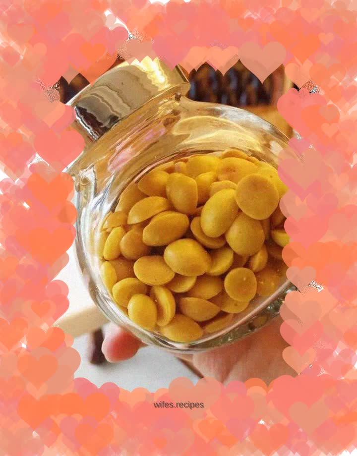 Egg yolk melted beans