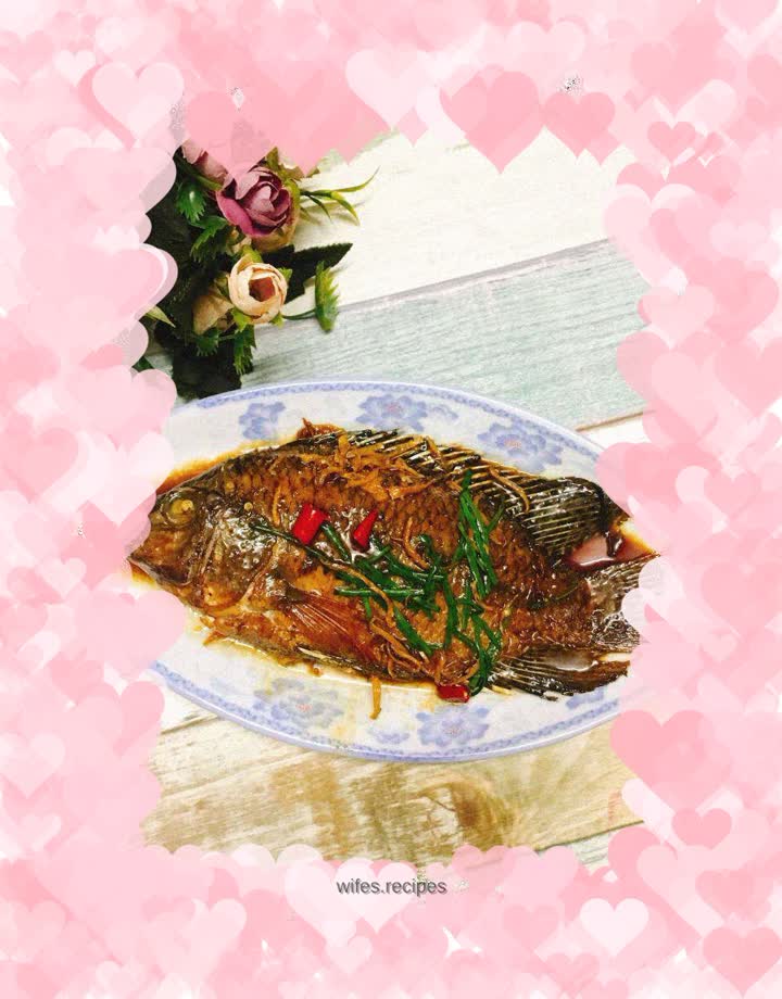 Braised African Crucian Carp