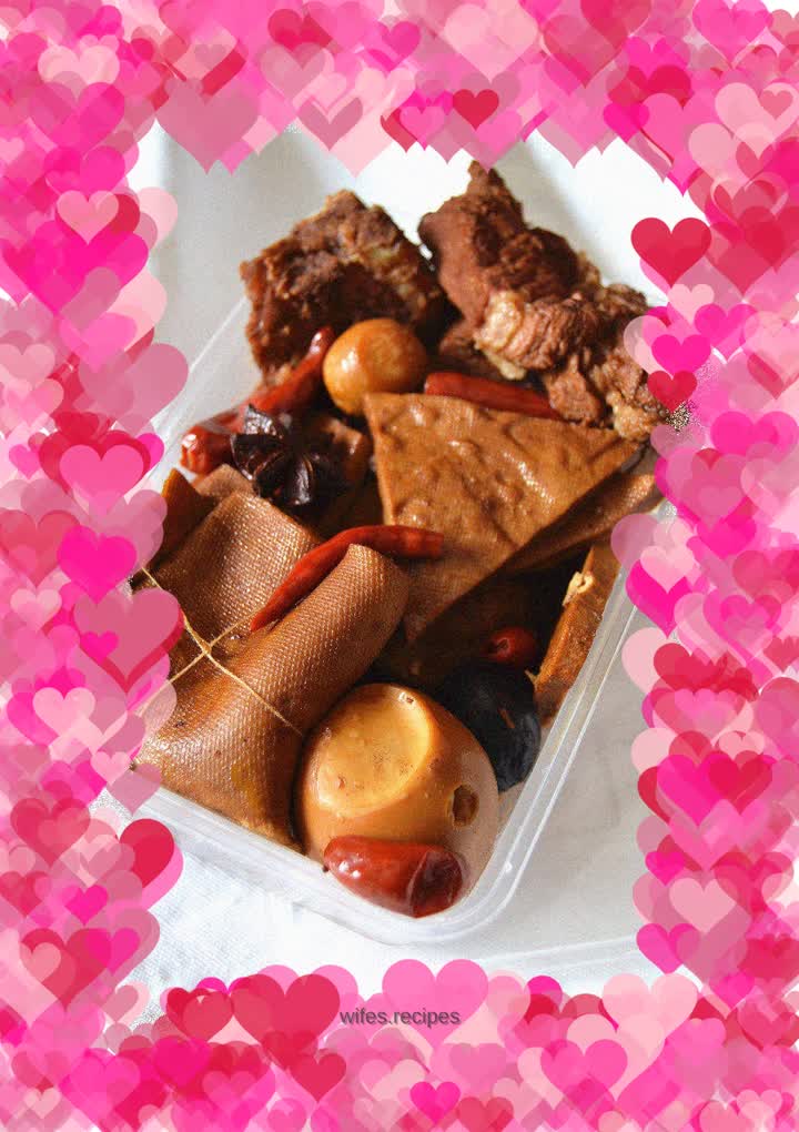 Braised meat and vegetables