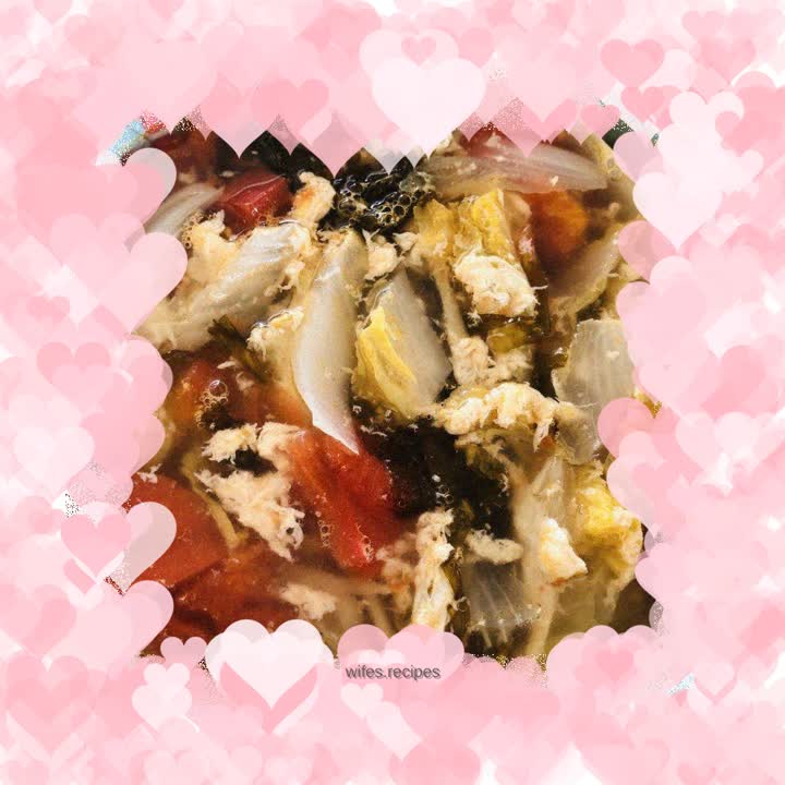 Homemade Baby Cabbage and Egg Drop Soup