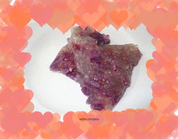 Purple Sweet Potato Crystal Rice Dumpling