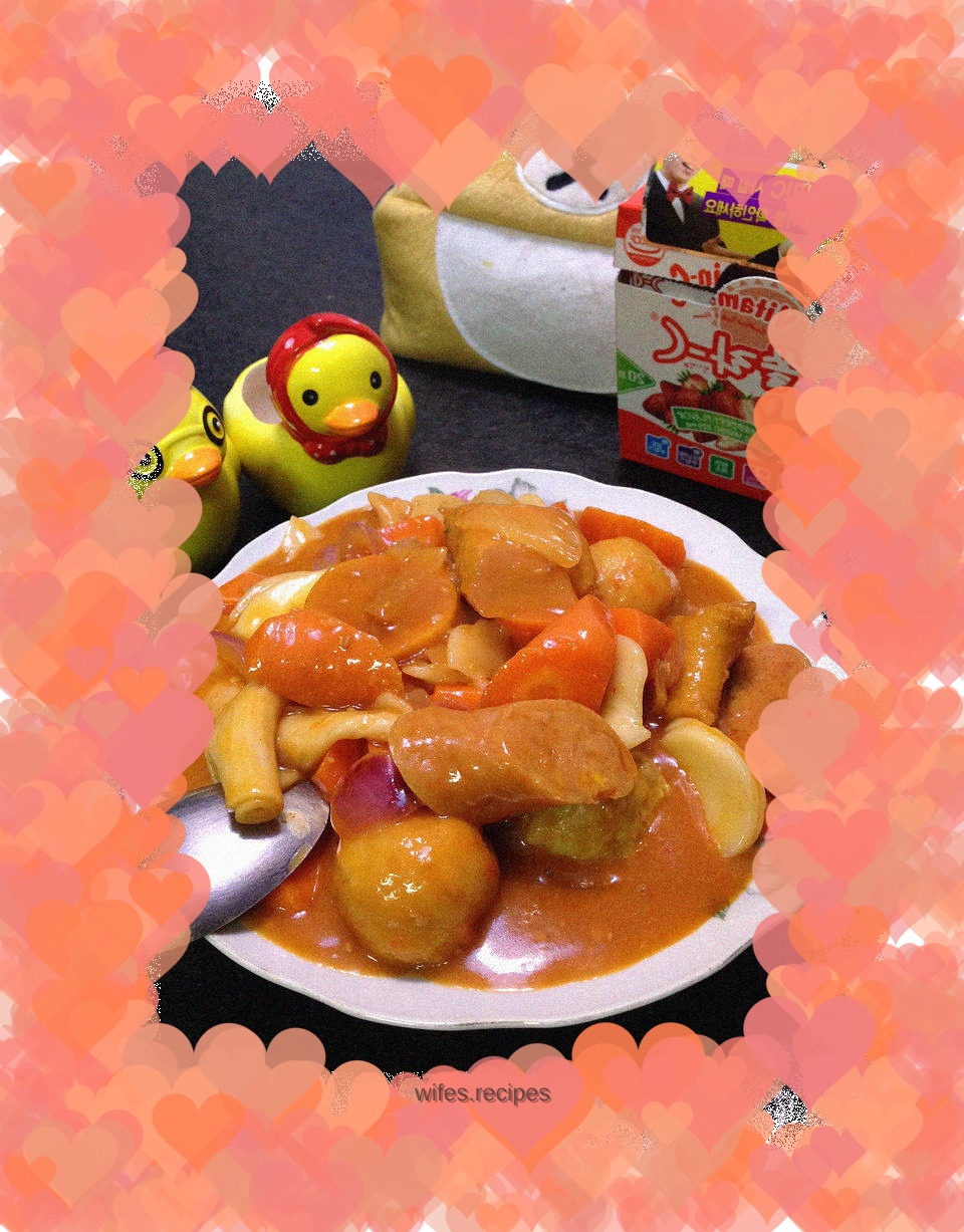 Korean fried rice cake