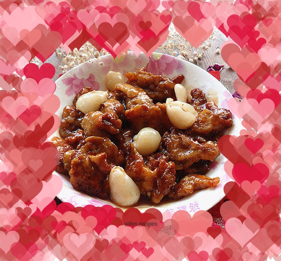 Light food - lychee sweet and sour pork