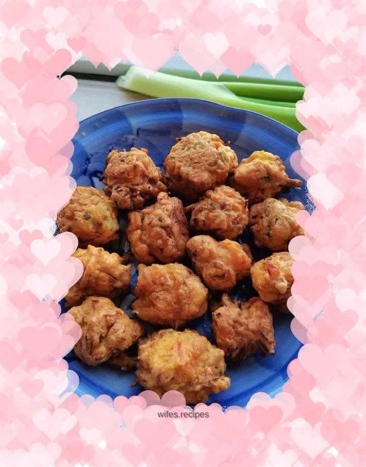 Fried radish meatballs