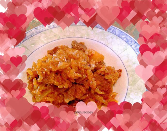 Cheese Curry Braised Rice