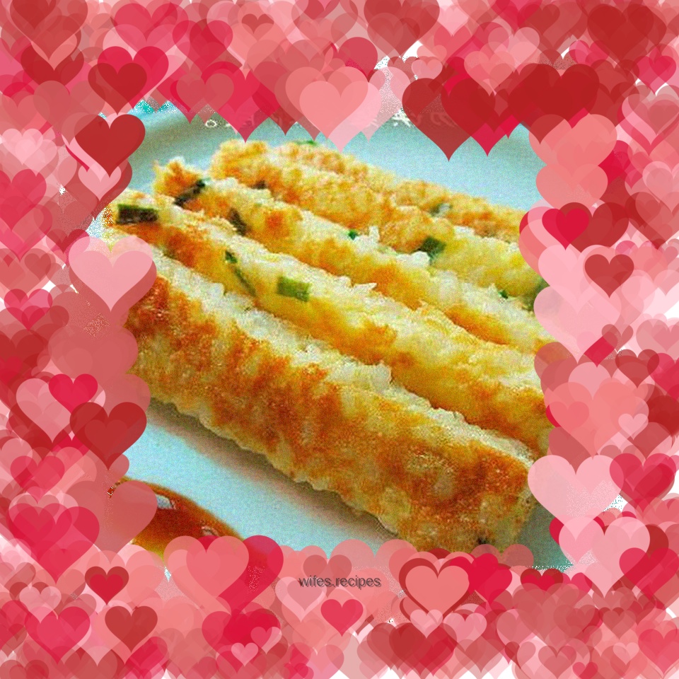 Egg rice nuggets