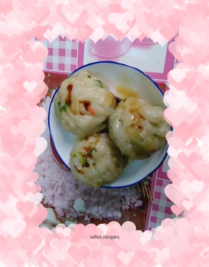 White radish meatballs