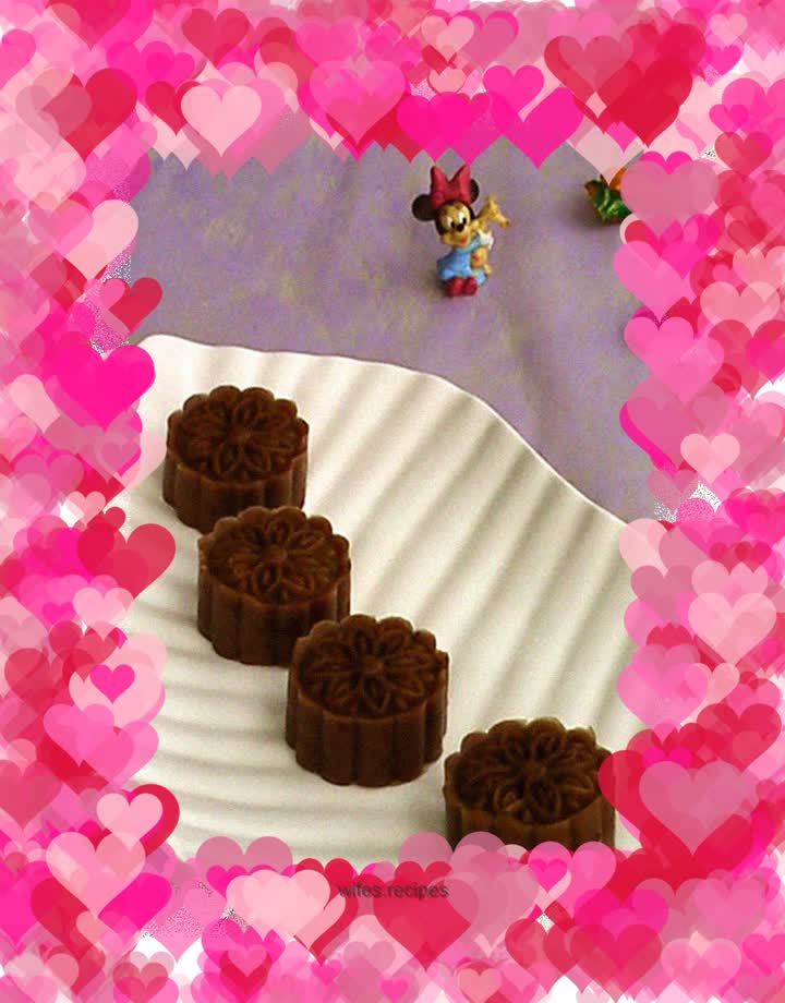 Rose bean paste filling