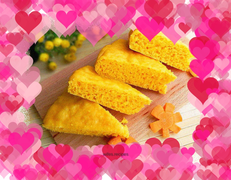 Carrot Jade Noodle Hair Cake