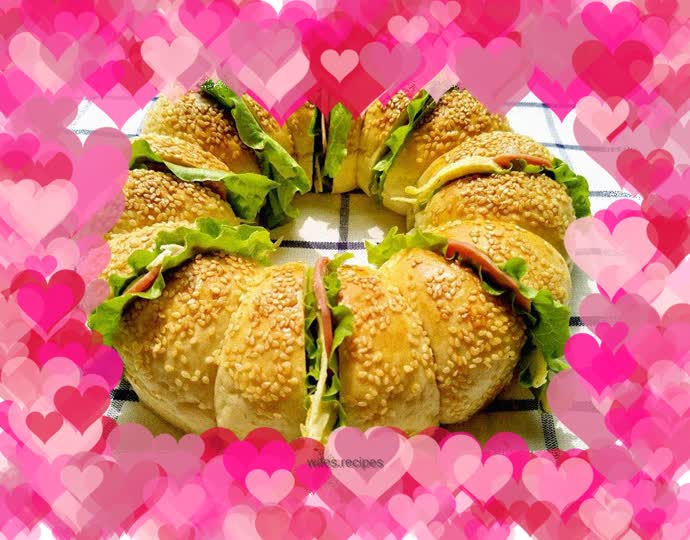 Christmas Wreath Burger