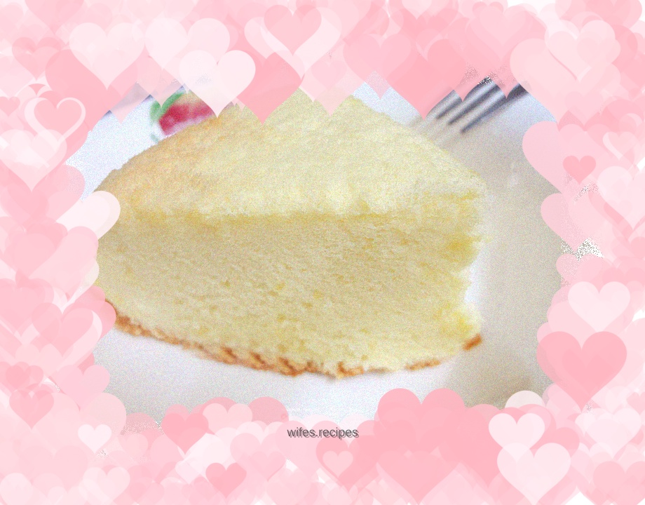 Milk chiffon cake