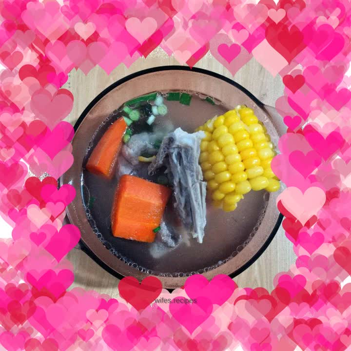 Corn ribs soup