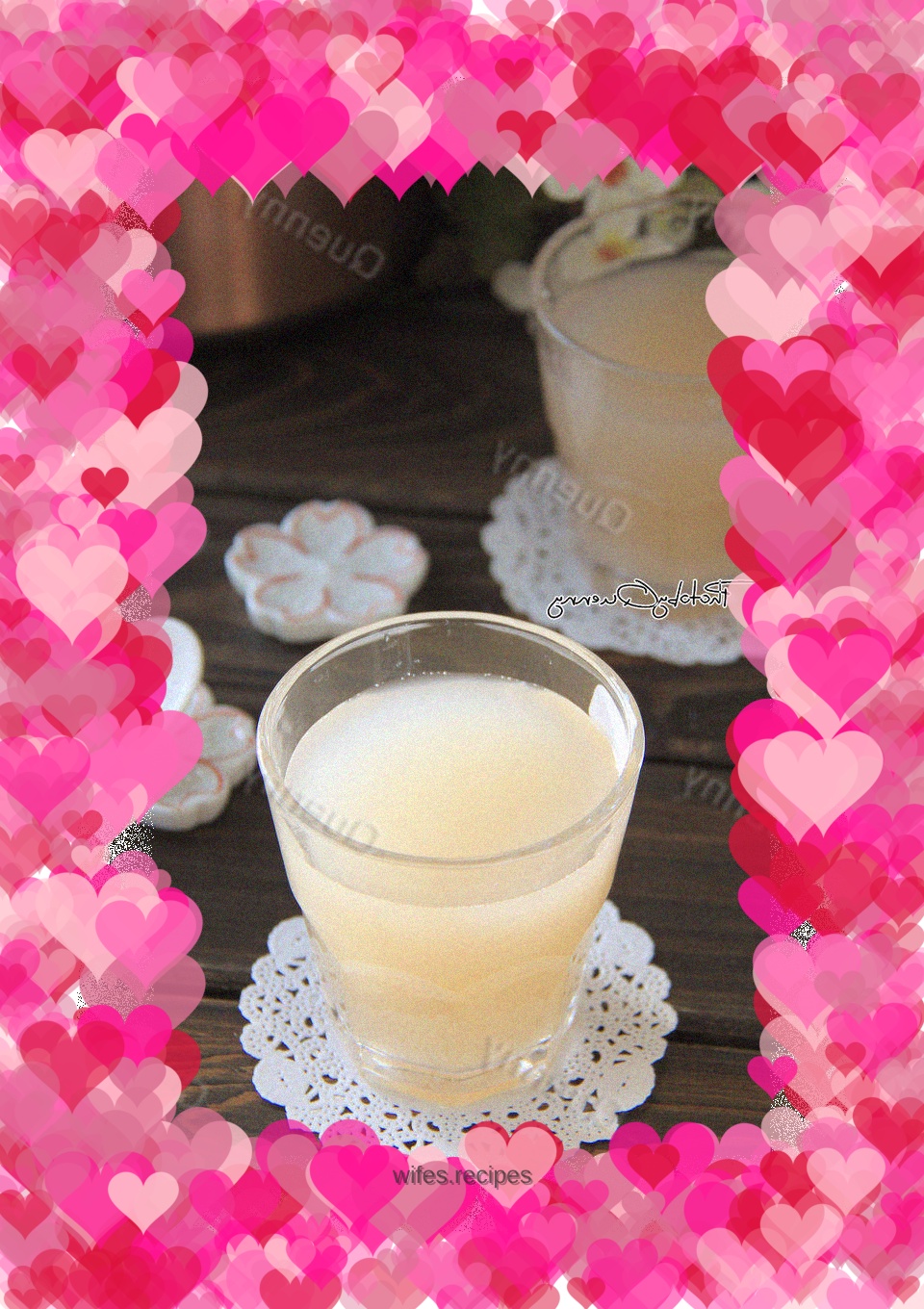 Honey sweet pear juice