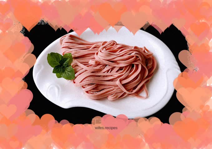 Red Amaranth Hand-made Noodles