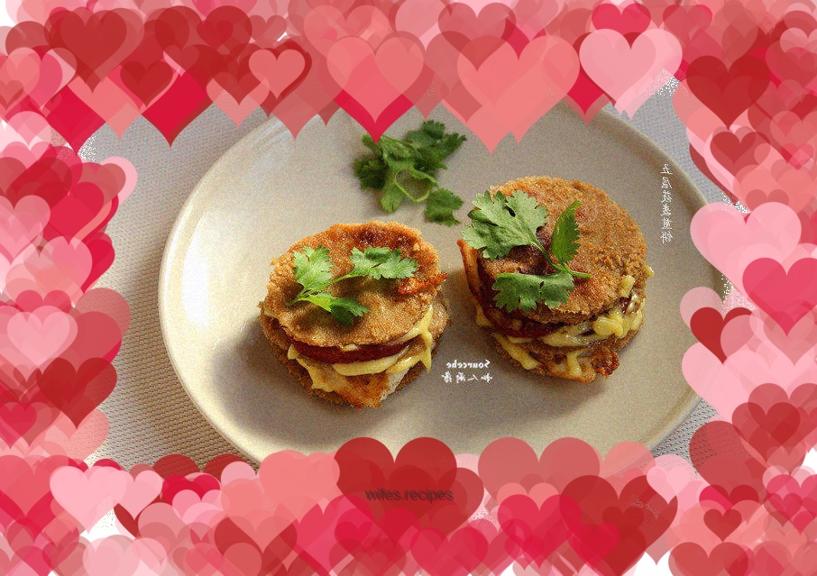 Five-layer oatmeal pancake