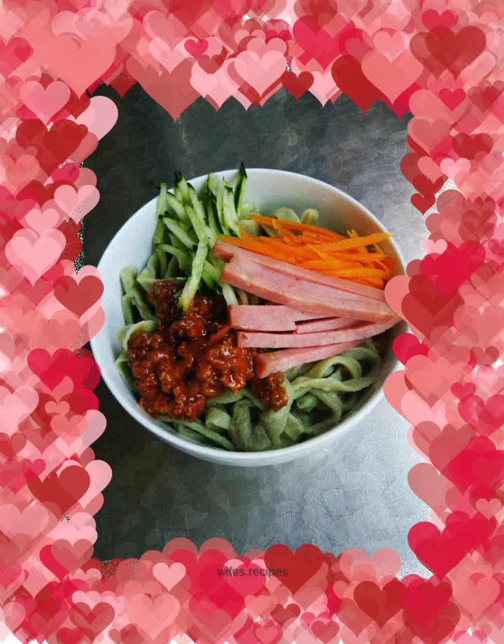 How to make miso green sauce noodles